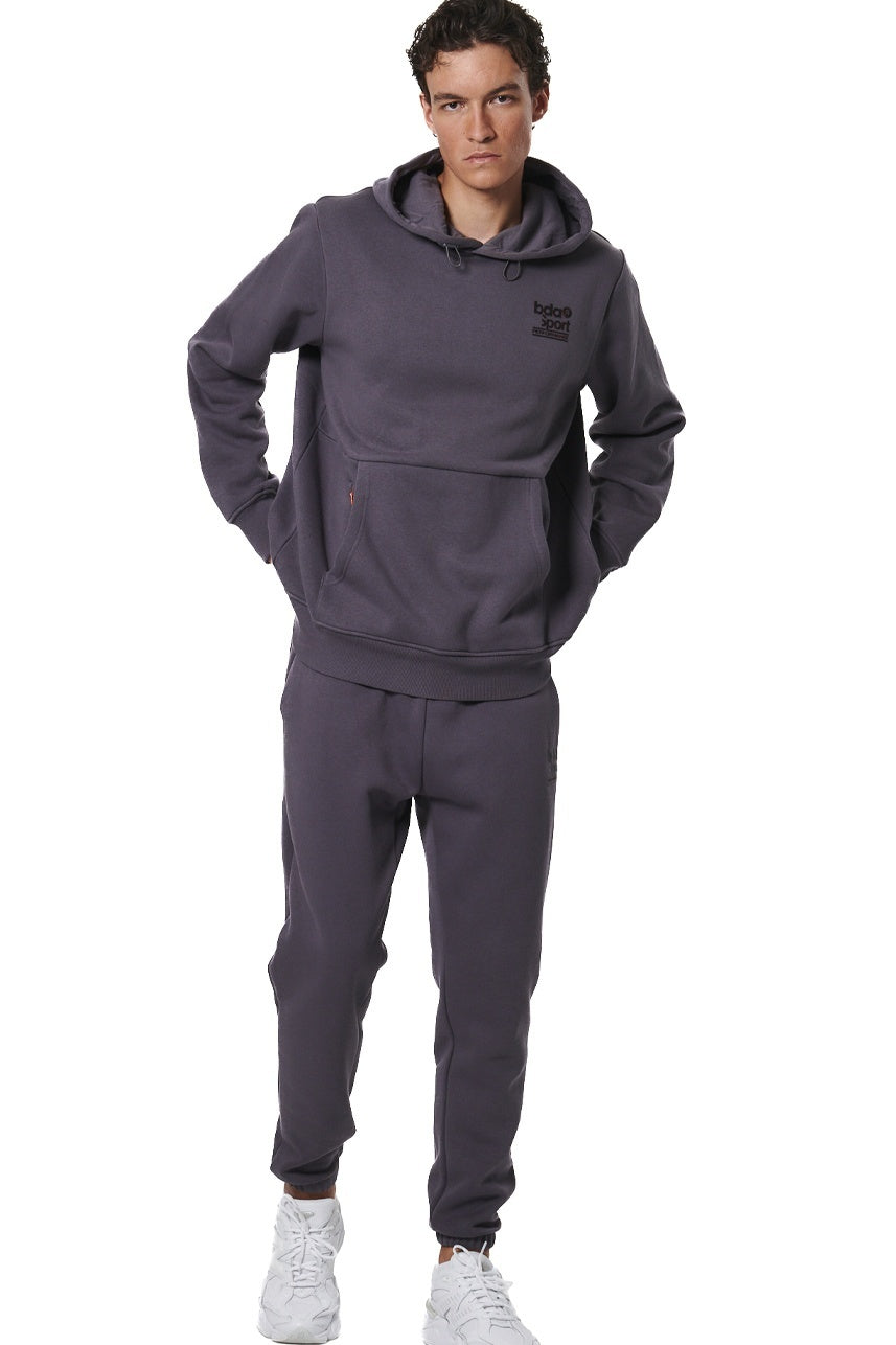 Body Action Ανδρικό φούτερ με κουκούλα - 063514-01-BOUL.GREY