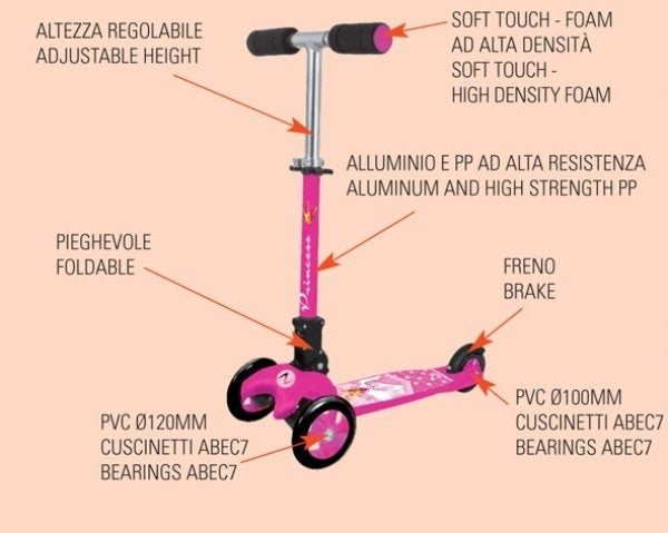 Nextreme Πατίνι - Adventure Kid Princess Scooter Nextreme - Pink - 07-432-020