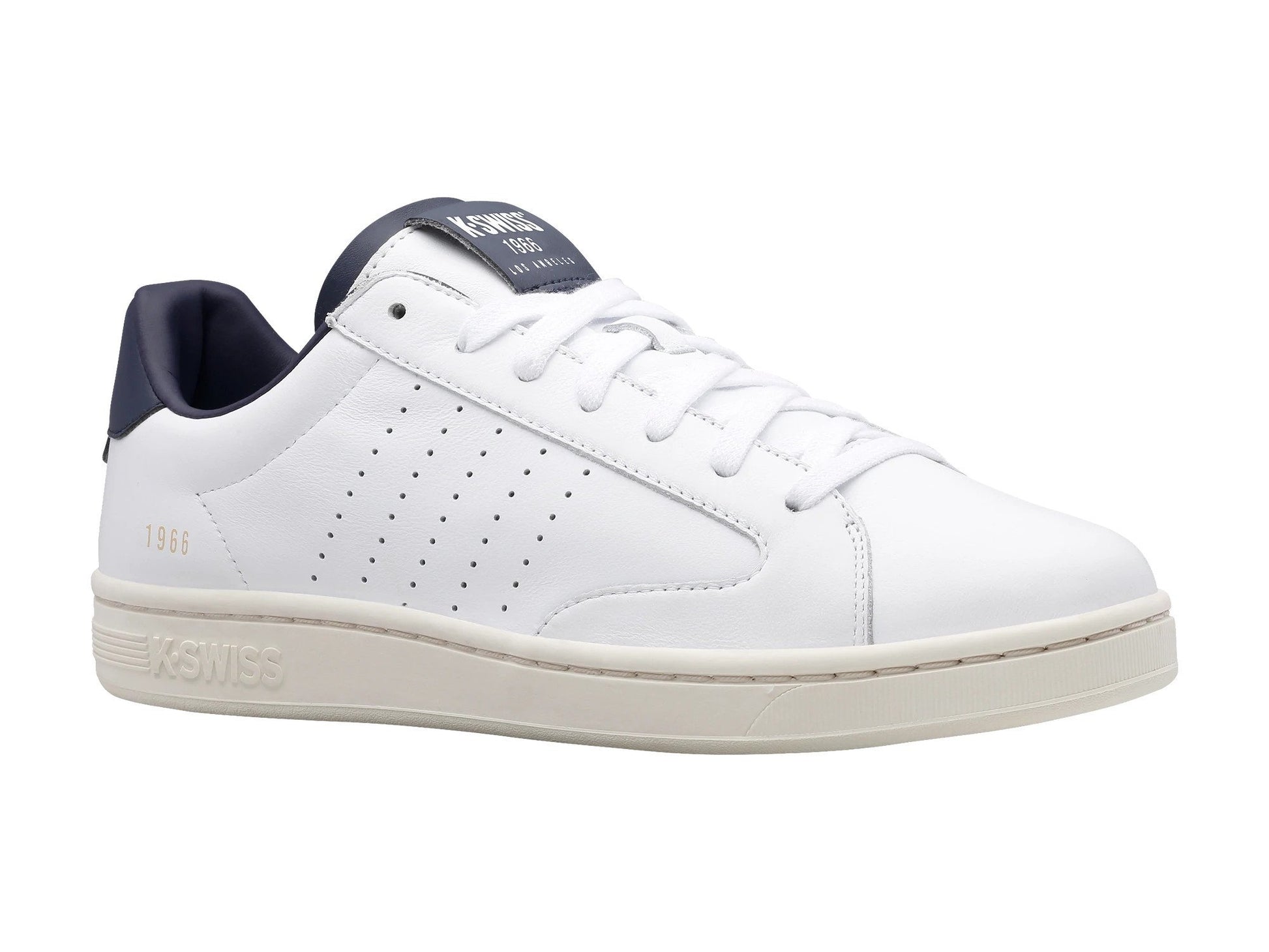 K-Swiss - Ανδρικό παπούτσι - Lozan Klub Lth - 07263-109 - White-Navy