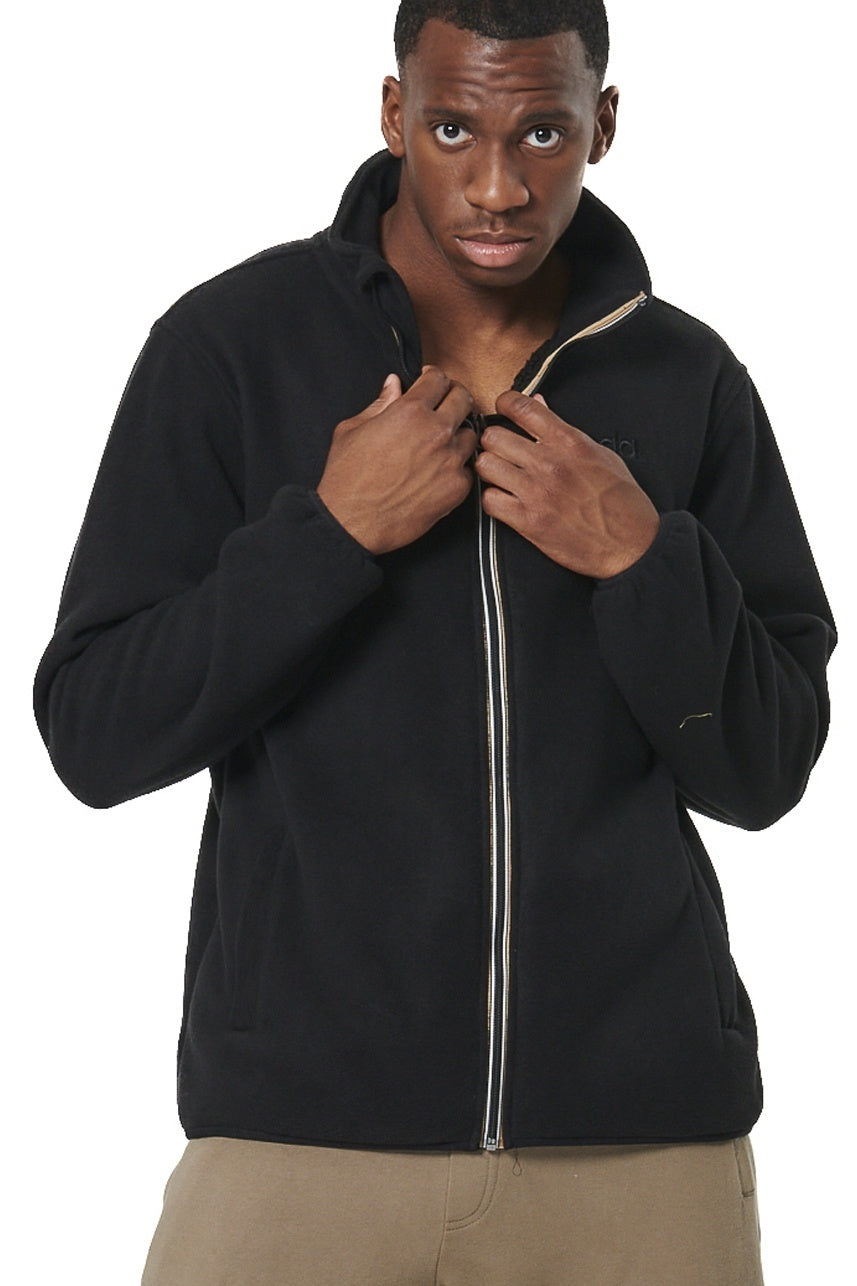 Body Action Aνδρική Boucle-Fleece Zακέτα - 073522-01-BLACK