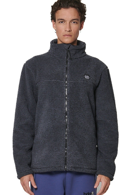 Body Action Ανδρική Sherpa Zακέτα - 073533-01-SKY GREY