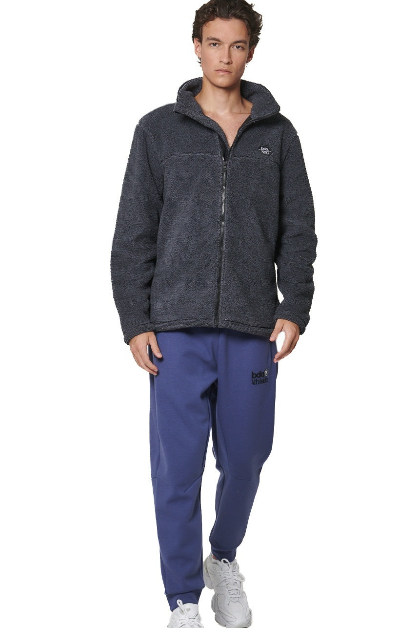 Body Action Ανδρική Sherpa Zακέτα - 073533-01-SKY GREY