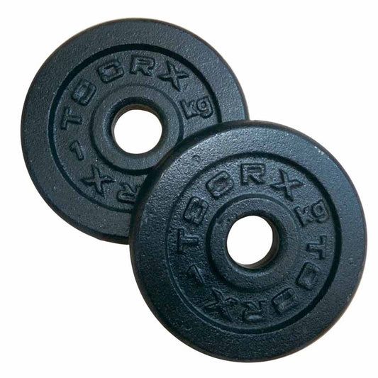 Toorx Μαντεμένιος Δίσκος 1 kg δ 25mm - Black - 10-432-014