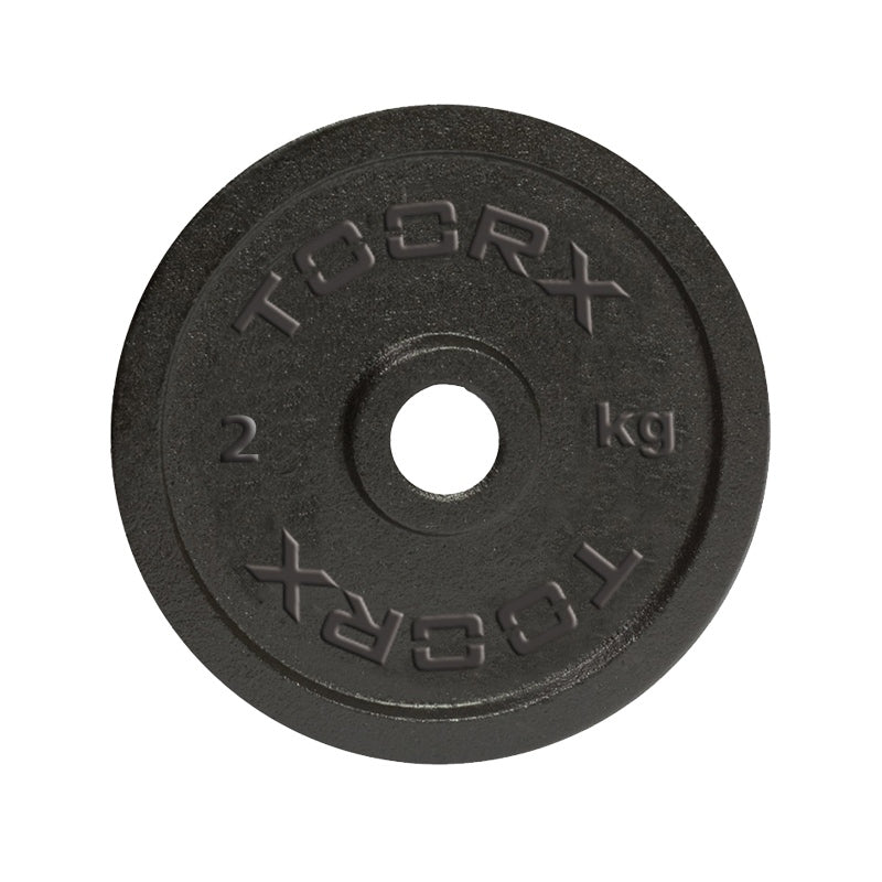 Toorx Μαντεμένιος Δίσκος 2 kg δ 25mm - Black - 10-432-015