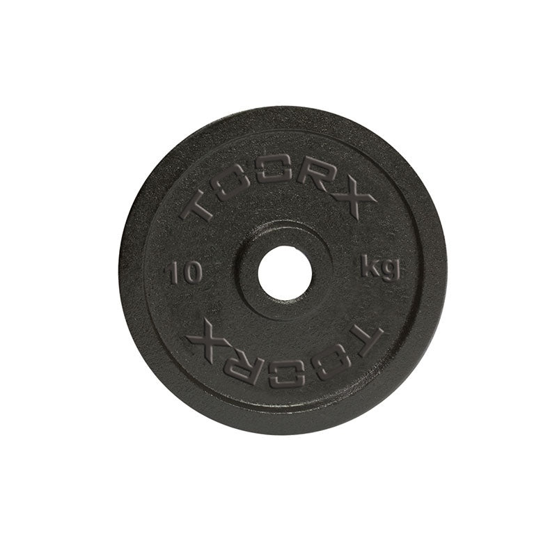 Toorx Μαντεμένιος Δίσκος 10 kg δ 25mm - Black - 10-432-017