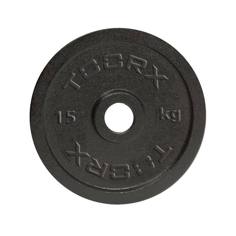 Toorx Μαντεμένιος Δίσκος 15 kg δ 25mm - Black - 10-432-018
