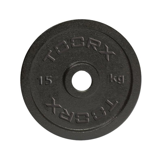 Toorx Μαντεμένιος Δίσκος 15 kg δ 25mm - Black - 10-432-018