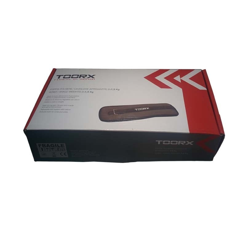 Toorx Βαράκια Άκρων 2x1.5kg με Velcro - AHF 073 - Black - 10-432-049