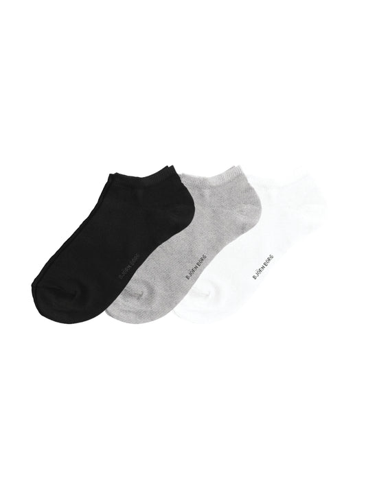 Bjorn Borg Κάλτσες Unisex 3 ζεύγη - Essential Socks 3p - White/Melange/Black