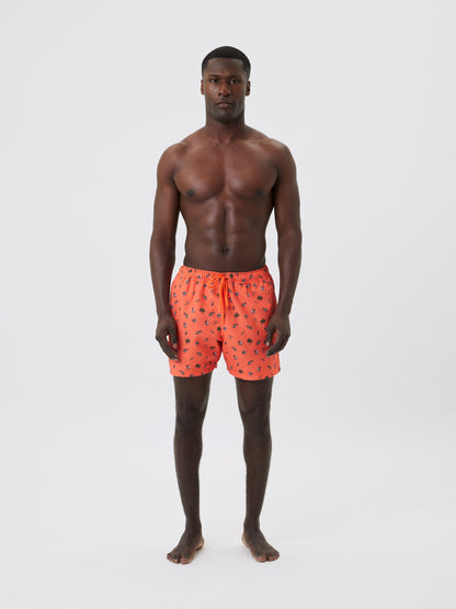 Bjorn Borg Ανδρικό Μαγιό - Borg Print Swim Shorts - BB Small Boat