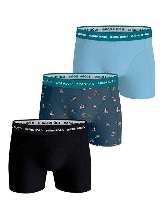 Bjorn Borg Ανδρικά Εσώρουχα 3τεμ. - Cotton Stretch Boxer 3p - Multipack 2