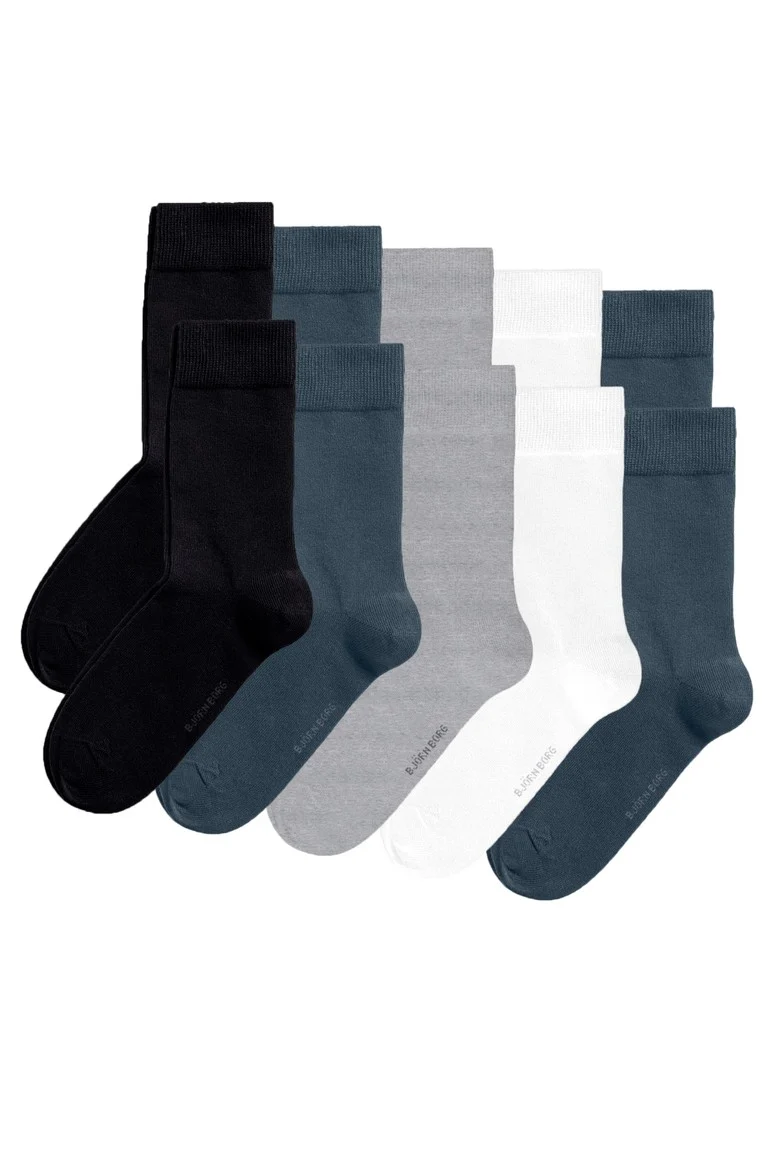 Bjorn Borg Κάλτσες Unisex 10 Ζεύγη - Essential Ankle Sock 10p - Multicolor