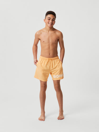 Bjorn Borg Παιδικό Μαγιό Σόρτς Για Αγόρια - Borg Swim Shorts - Apricot Cream