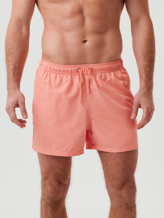 Bjorn Borg  Ανδρικό Μαγιό - Borg Solid Swim Shorts - Burnt Coral