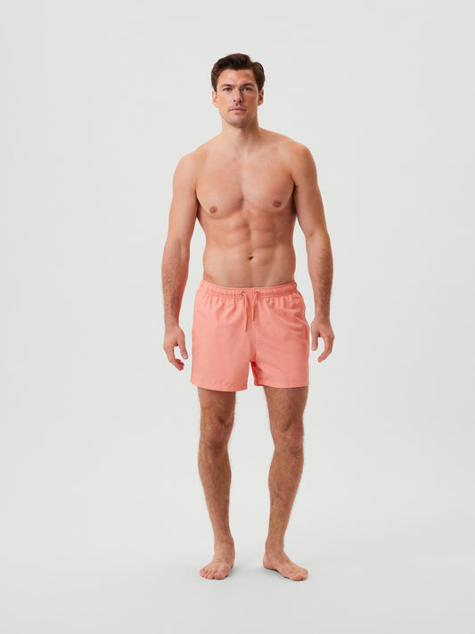 Bjorn Borg  Ανδρικό Μαγιό - Borg Solid Swim Shorts - Burnt Coral