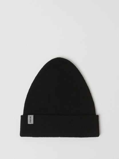 Bjorn Borg Σκούφος Unisex - Borg Merino Running Beanie - Black Beauty