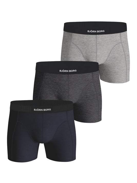 Bjorn Borg Ανδρικά Εσώρουχα 3 τεμ. - Premium Cotton Stretch Boxer 3p - 10002353-MP001 - Multicolor