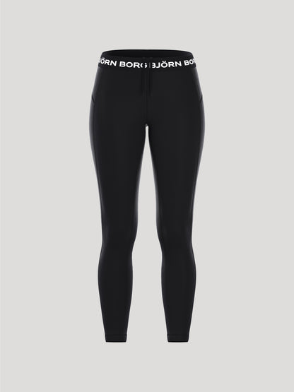 Bjorn Borg Γυναικείο Αθλητικό Κολάν - Borg Essential Tights - Black Beauty