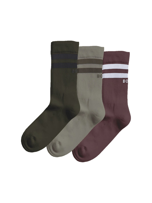 Bjorn Borg Κάλτσες Unisex 3 Ζεύγη - Core Crew Sock 3p - Multicolor