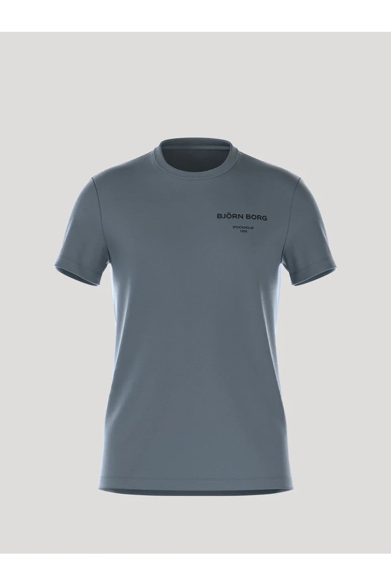 Bjorn Borg Ανδρικό Αθλητικό T-Shirt - Borg Essential T-Shirt  - Stormy Weather