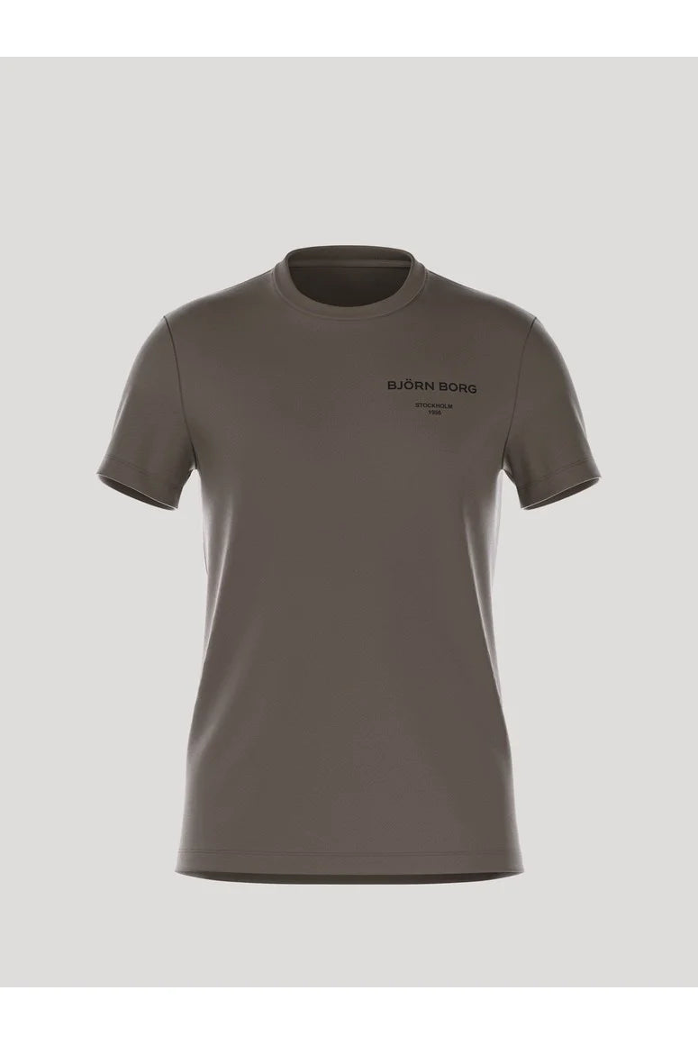 Bjorn Borg Ανδρικό Αθλητικό T-Shirt - Borg Essential T-Shirt  - Major Brown