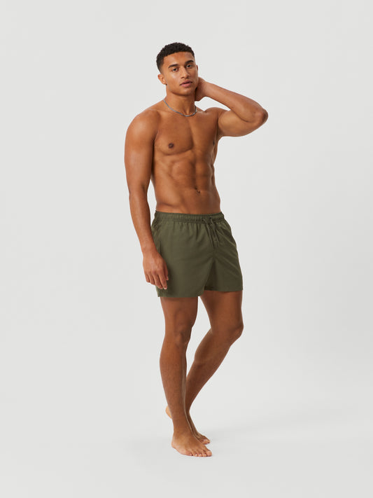 Bjorn Borg Ανδρικό Μαγιό Σόρτς - Borg Solid Swim Shorts - Beetle
