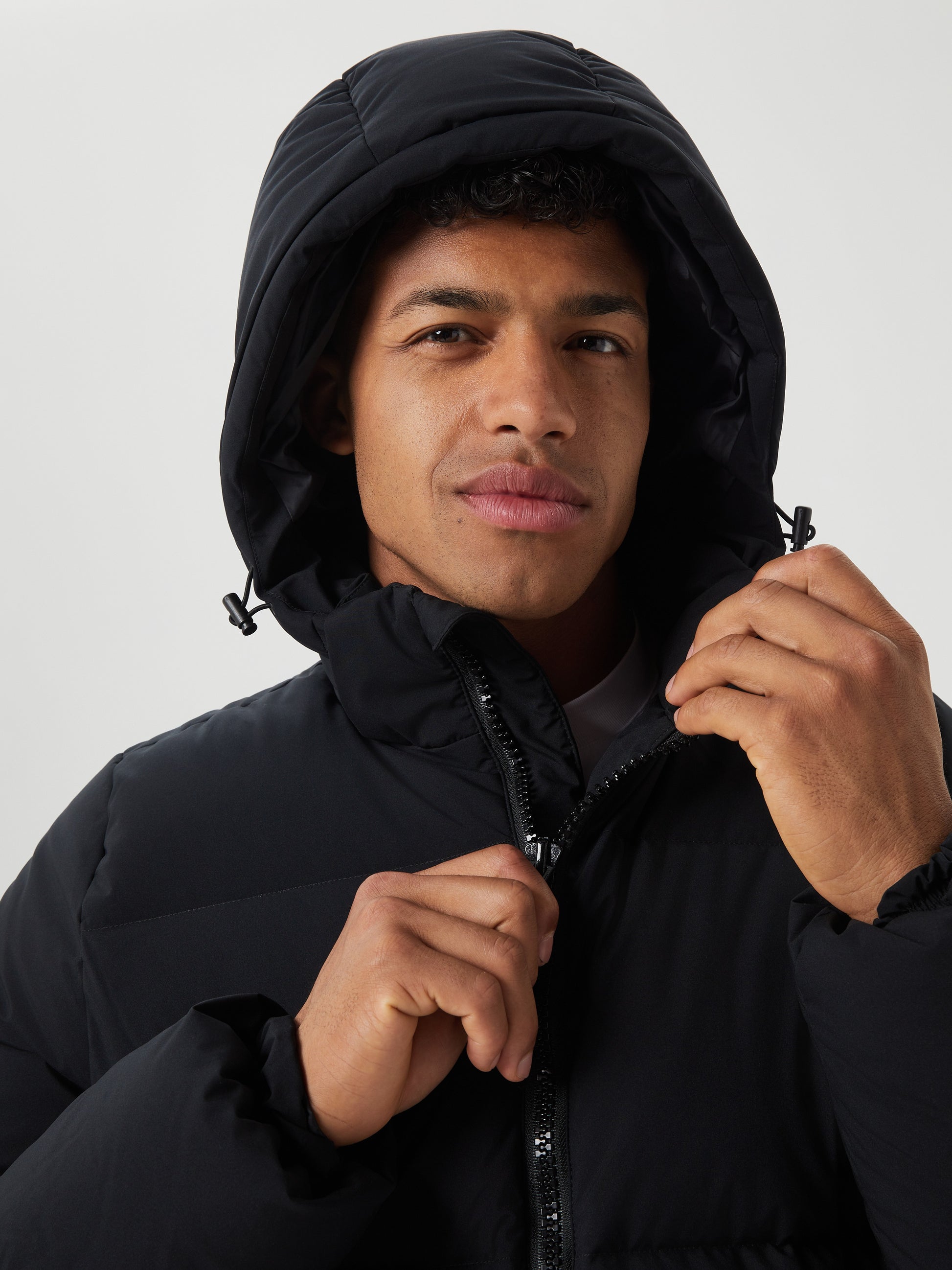 Bjorn Borg Ανδρικό Μπουφάν - Centre Puffer Jacket - Black Beauty