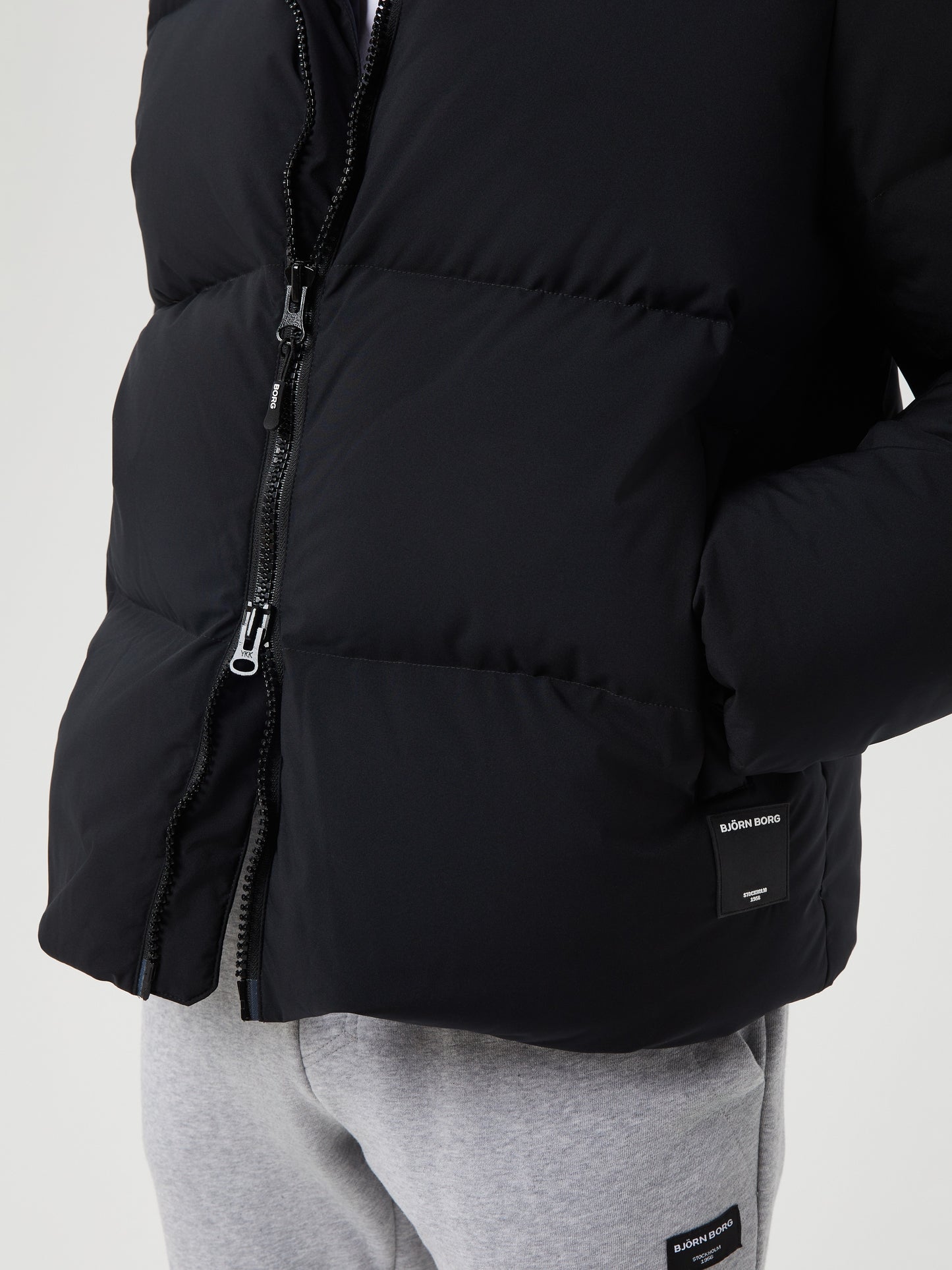 Bjorn Borg Ανδρικό Μπουφάν - Centre Puffer Jacket - Black Beauty
