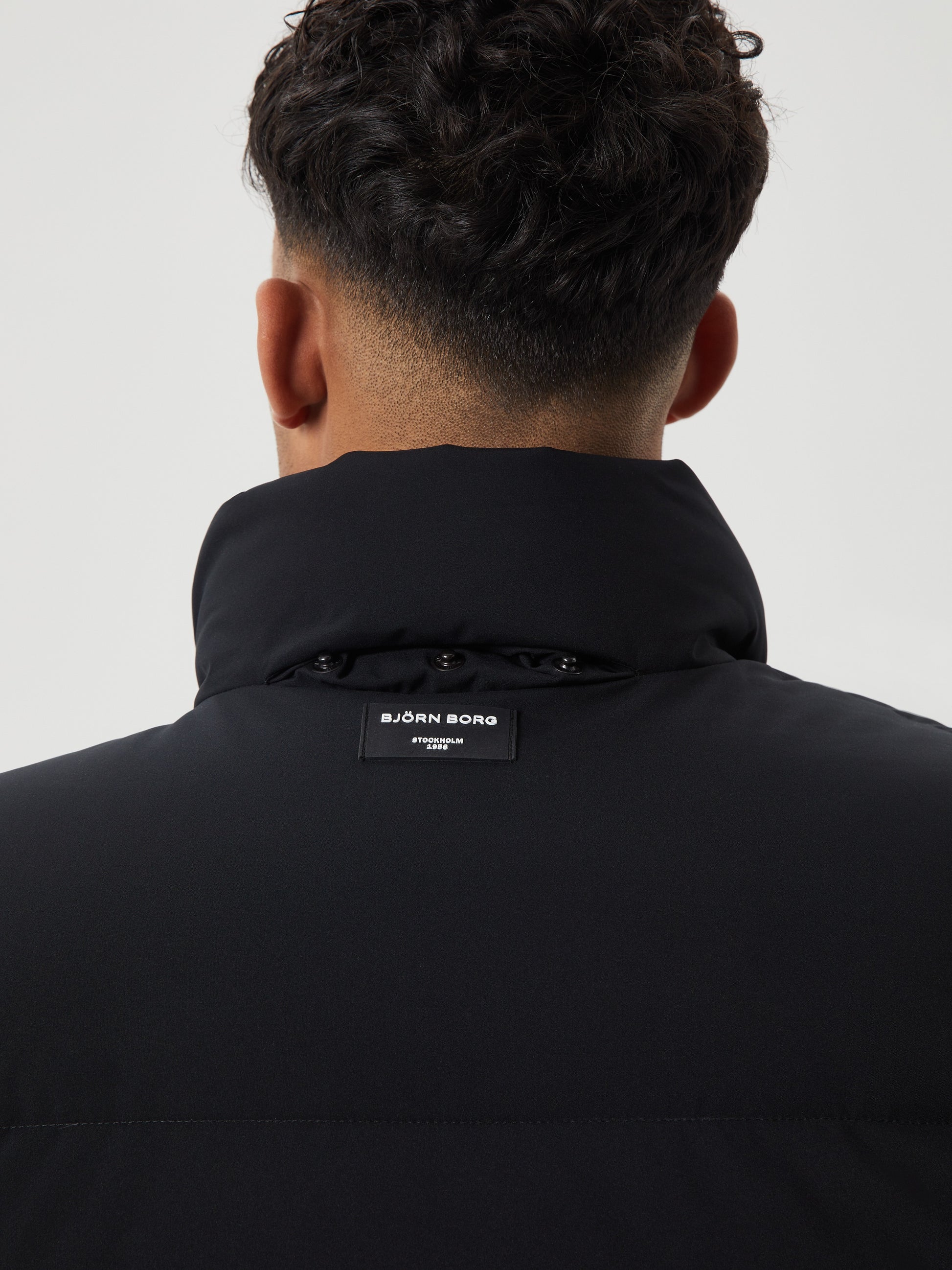 Bjorn Borg Ανδρικό Μπουφάν - Centre Puffer Jacket - Black Beauty