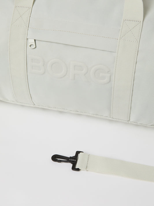Bjorn Borg  Τσάντα Αθλητική - Borg Embossed Sports Bag - Silver Birch