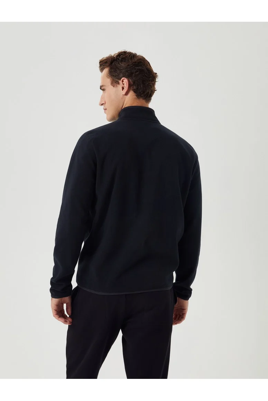 Bjorn Borg Ανδρικό Φούτερ fleece - Borg Half-Zip Fleece - Black Beauty