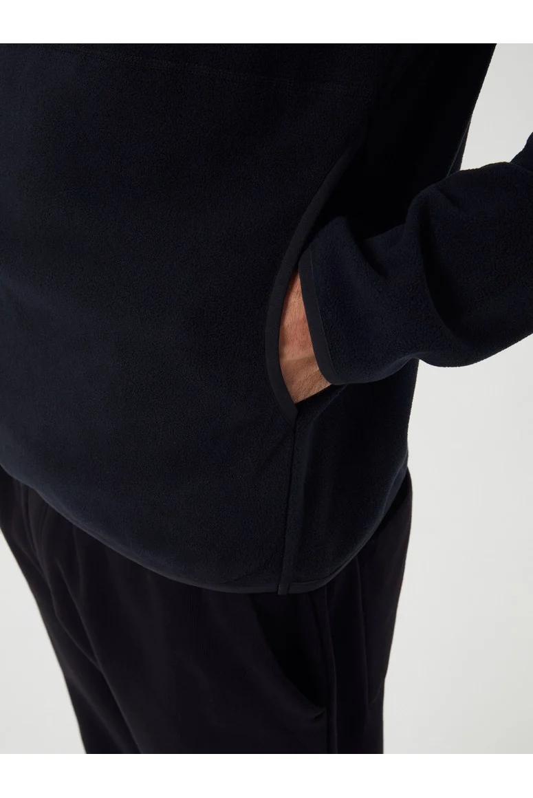 Bjorn Borg Ανδρικό Φούτερ fleece - Borg Half-Zip Fleece - Black Beauty