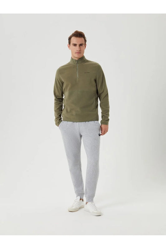 Bjorn Borg Ανδρικό Φούτερ fleece - Borg Half-Zip Fleece - Deep Lichen Green