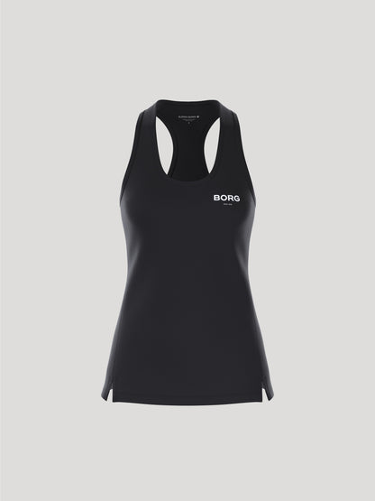 Bjorn Borg Γυναικεία Αμάνικη Αθλητική Μπλούζα - Borg Essential Tank - Black Beauty