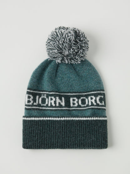 Bjorn Borg Σκούφος - Borg Pom Beanie - Green Gables