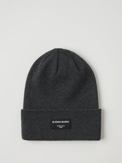 Bjorn Borg Σκούφος - Centre Beanie - Dark Grey Melange