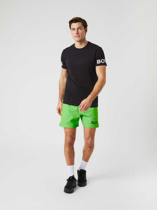 Bjorn Borg Ανδρικό Αθλητικό T-Shirt - Borg Cotton T-Shirt - Black Beauty