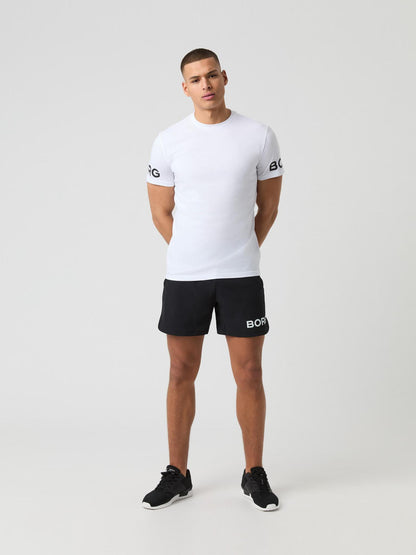 Bjorn Borg Ανδρικό Αθλητικό T-Shirt - Borg Cotton T-Shirt - Brilliant White