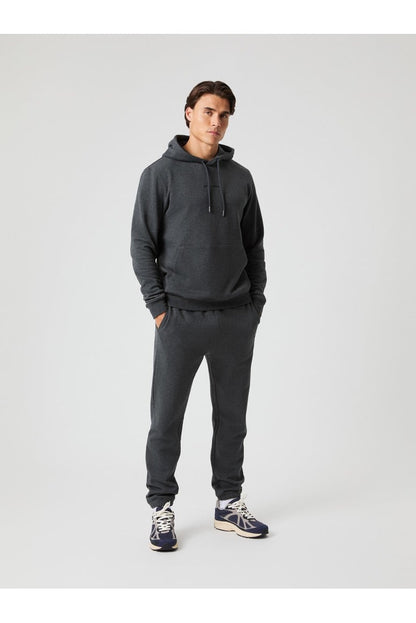 Bjorn Borg Ανδρικό Φούτερ Με Κουκούλα - Classic Hoodie - Dark Gray Melange