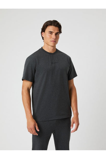 Bjorn Borg Ανδρικό T-Shirt - Classic T-Shirt - Dark Gray Melange