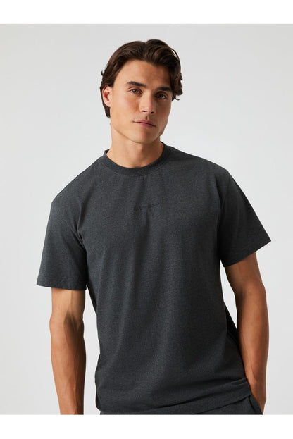 Bjorn Borg Ανδρικό T-Shirt - Classic T-Shirt - Dark Gray Melange