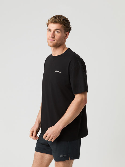 Bjorn Borg Ανδρικό Αθλητικό T-Shirt - Gym Oversized T-Shirt - Black