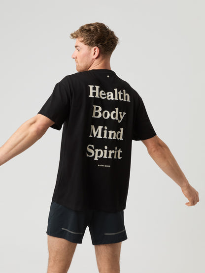 Bjorn Borg Ανδρικό Αθλητικό T-Shirt - Gym Oversized T-Shirt - Black