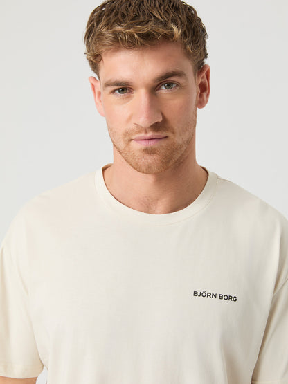 Bjorn Borg Ανδρικό Αθλητικό T-Shirt - Gym Oversized T-Shirt - Birch