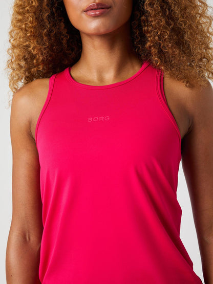 Bjorn Borg Γυναικεία Αμάνικη Αθλητική Μπλούζα - Borg Racerback Tank Top - Pink