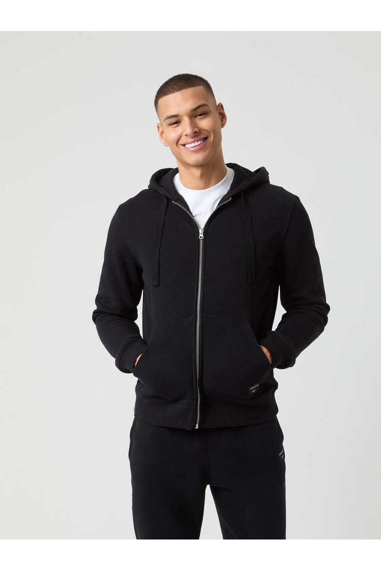 Bjorn Borg Ανδρική Ζακέτα Με Κουκούλα - Centre Zip Hoodie - Black Beauty