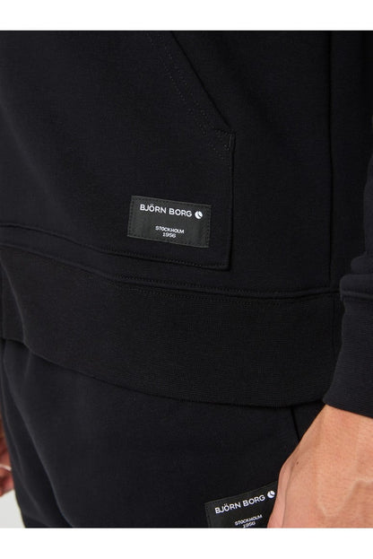 Bjorn Borg Ανδρική Ζακέτα Με Κουκούλα - Centre Zip Hoodie - Black Beauty