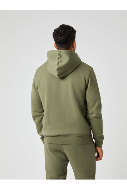 Bjorn Borg Ανδρική Ζακέτα Με Κουκούλα - Centre Zip Hoodie - Dusty Olive