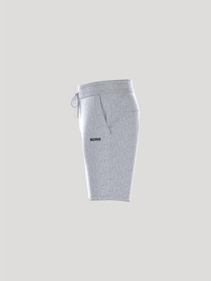 Bjorn Borg Ανδρικό Αθλητικό Σόρτς - Borg Essential 4 Sweatshorts - Light Grey
