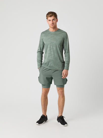 Bjorn Borg Ανδρικό Σορτς - Borg 2 In 1 Shorts - Agave Green